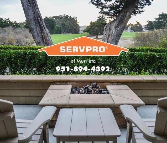 back yard with outdoor furniture