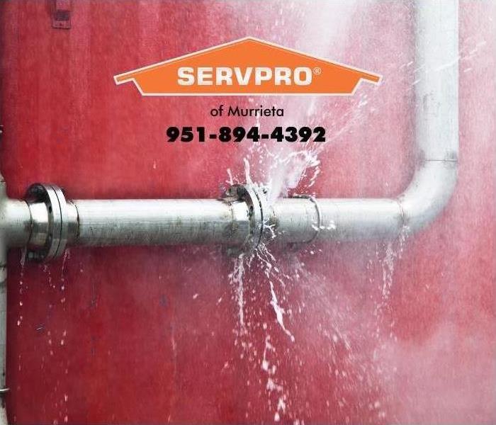 water pipe leaking
