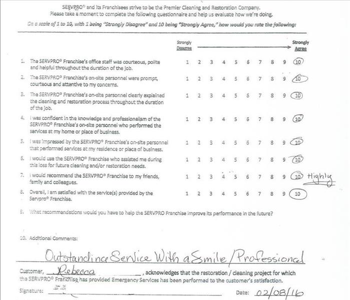 positive certificate of satisfaction