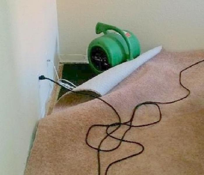 green air mover under carpet